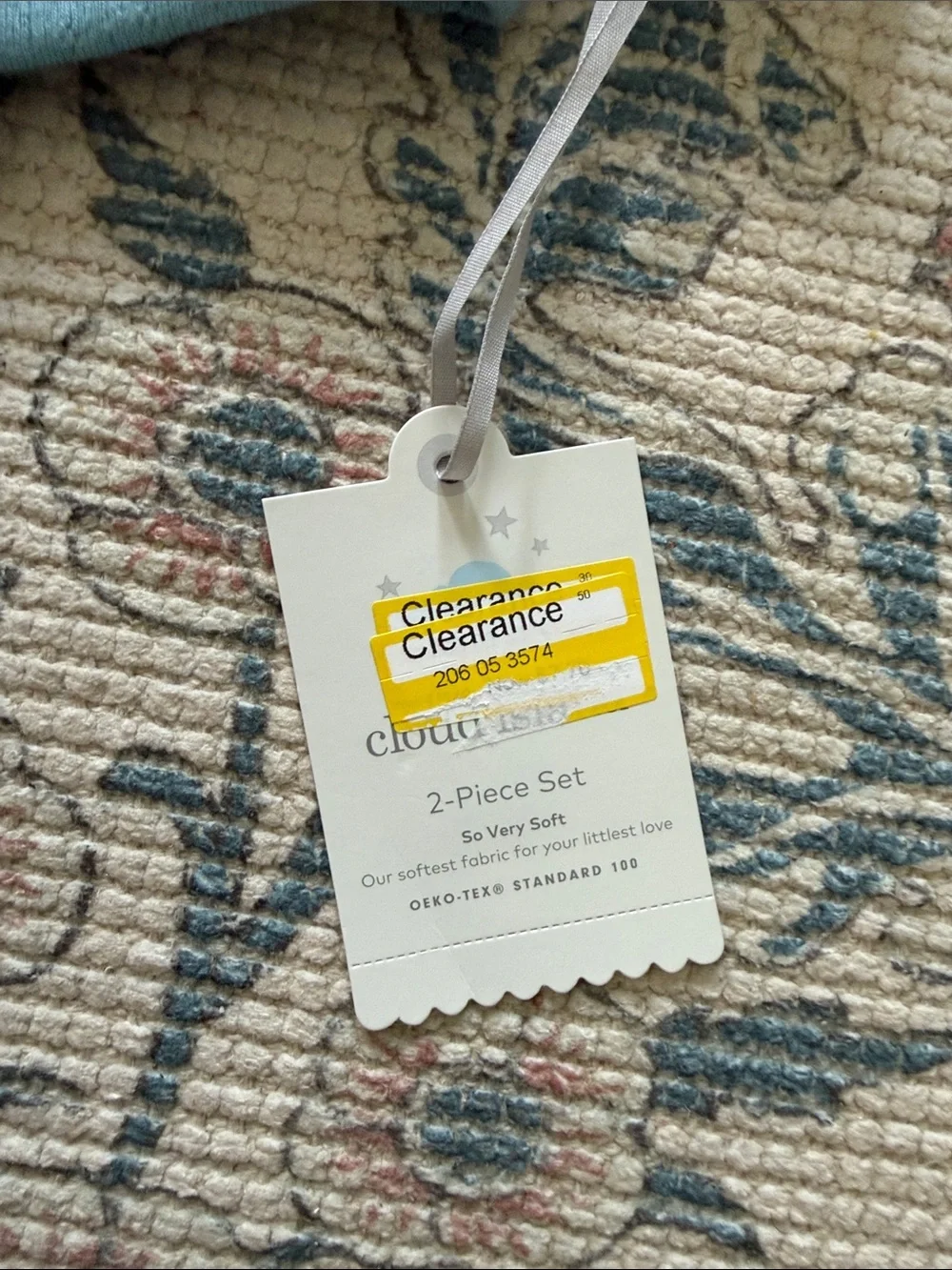 Cloud island 2pc pajama set nwt 12m